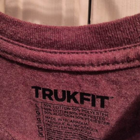 TRUKFIT Youth Large 14/16 Burgundy Trukfit Graphic T-Shirt. - Picture 4 of 4